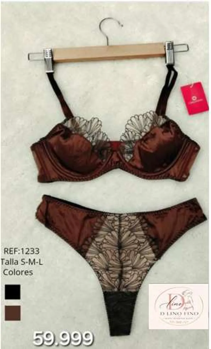 Conjunto Satinado Chocolate