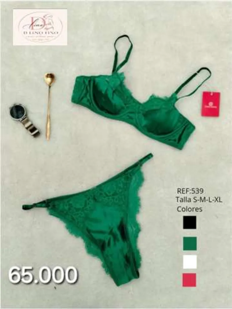 Conjunto Encaje Pestaña