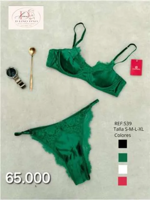 Conjunto Encaje Pestaña